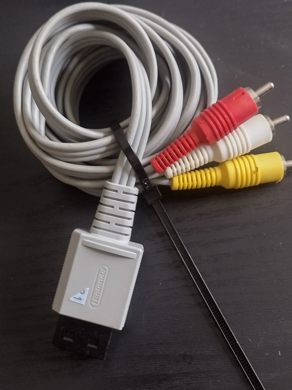 Nintendo Wii AV Cables (2)  Set for Video Game Consoles - Gray, Black.. $15
